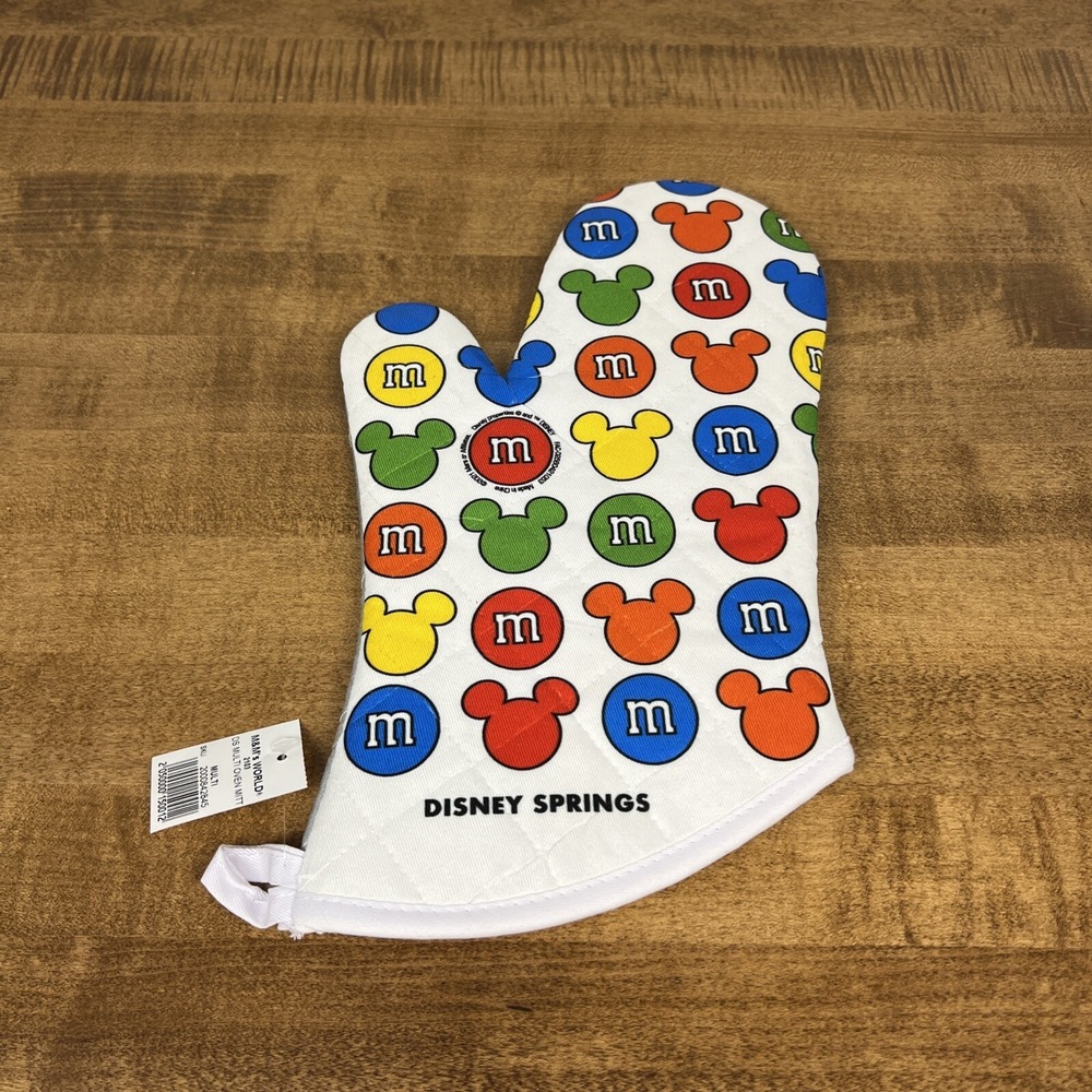 Disney Springs Walt Disney‎ World M&M's Oven Mitt Pot Holder NEW! READ DESC!